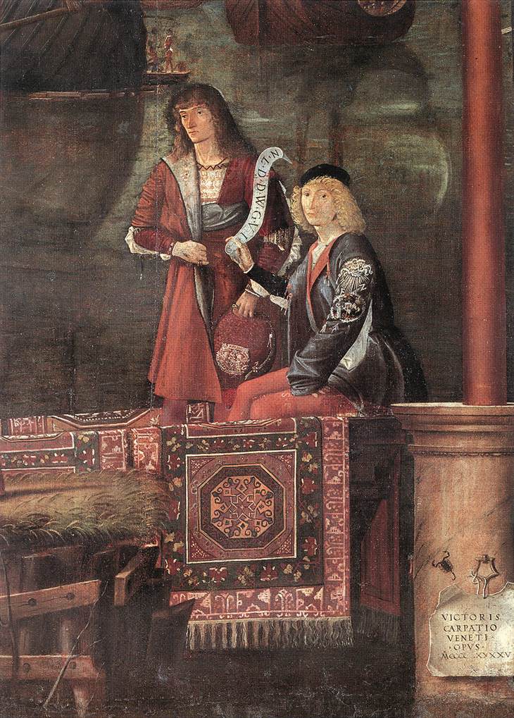 Vittore CARPACCIO, detail from The Legend of Saint Ursula