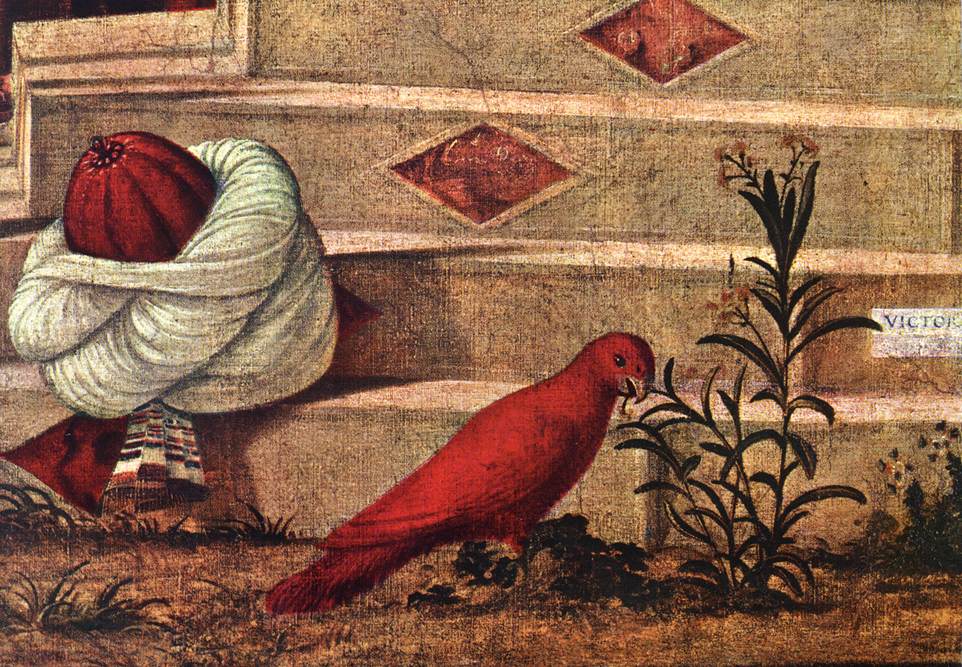 Vittore CARPACCIO, Detail from Baptism of the Selenites, Cycle in the San Giorgio degli Schiavoni, 1502