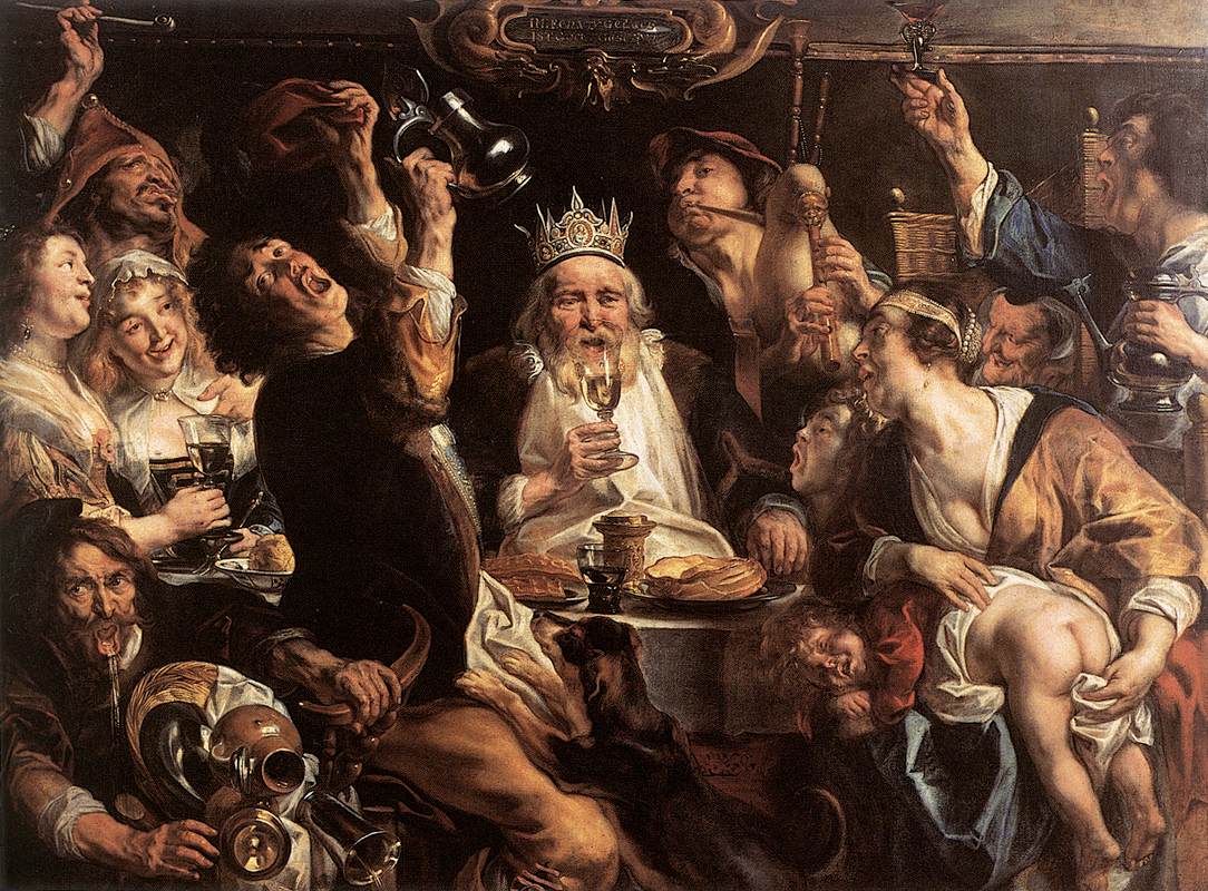 Jacob Jordaens, The King drinks