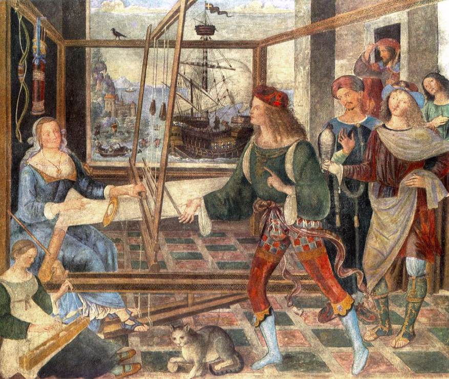 PINTURICCHIO, The Return of Odysseus, 1509