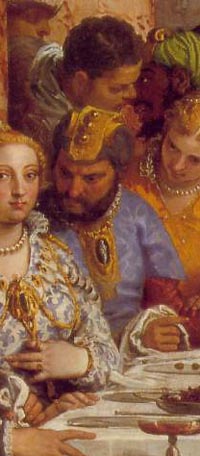 Paolo VERONESE, The Marriage at Cana, (detail) 1563