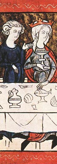 The Count of Méliacin by Girardin d'Amiens, c. 1270, Illumination on parchment, Bibliothèque Nationale, Paris