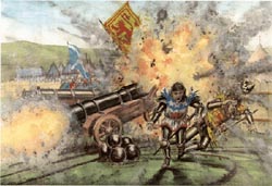 Schlacht bei Roxburgh - ja, die mit der besagten Kanone